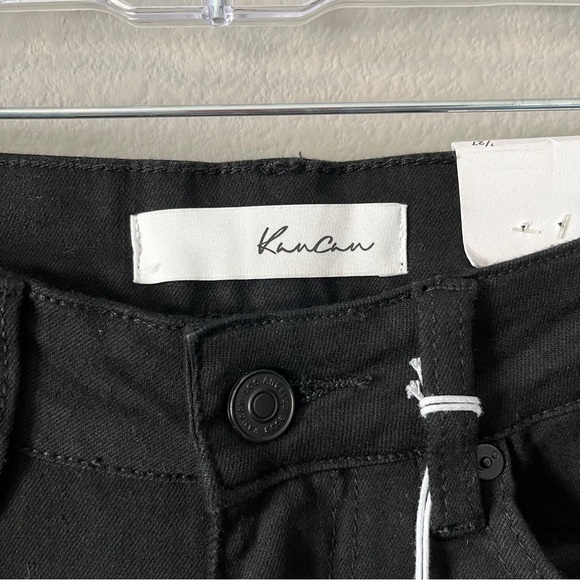 KanCan NEW High Rise Distressed Skinny Jeans Black Size 7/27 KC603BK - Picture 8 of 10